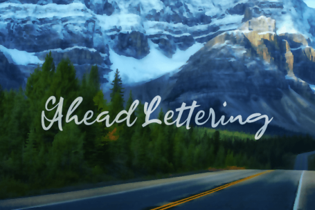 Ahead Lettering