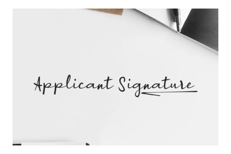 Applicant Signature