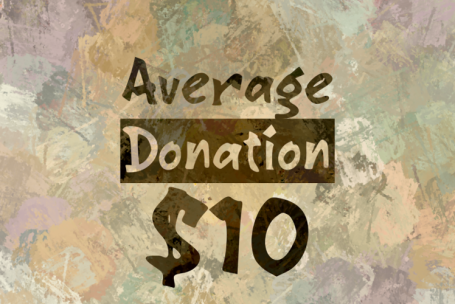 Average Donation $10