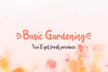 Basic Gardening