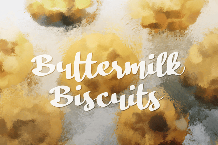 Buttermilk Biscuits Font - Wepfont