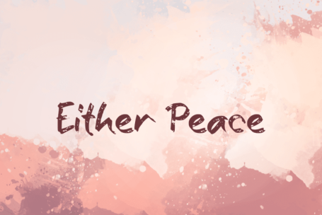 Either Peace