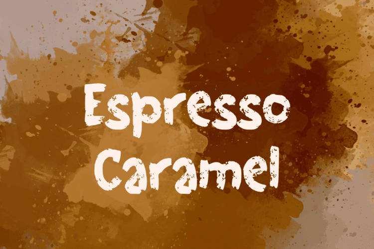 Espresso Caramel Font wepfont
