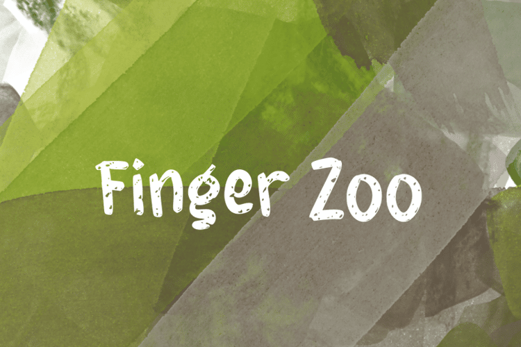 Finger Zoo Font Wepfont