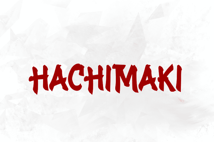 Hachimaki Font - wepfont