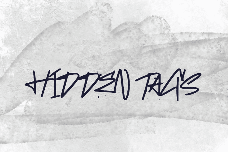 hidden html tags