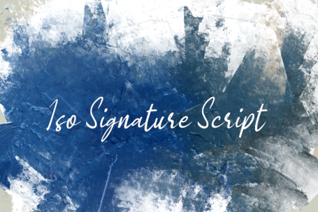 Iso Signature Script