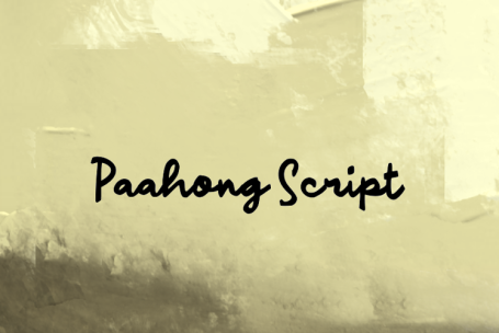 Paahong Script